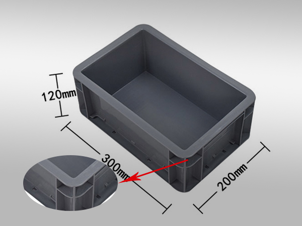 EU塑料周轉(zhuǎn)箱32系列300-200-120(一）
