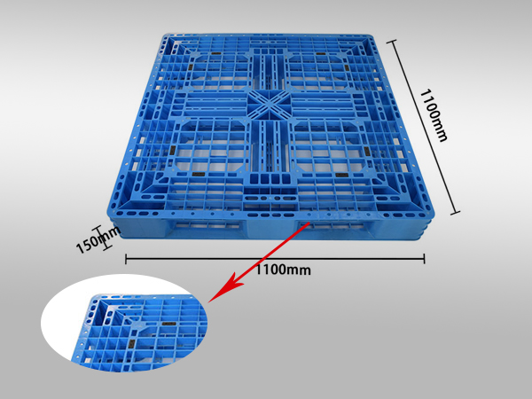 田字網(wǎng)格塑料托盤1100-1100-150（二）